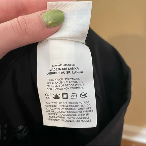 Nike x MMW High Waisted Mesh Black Leggings Size S NEW